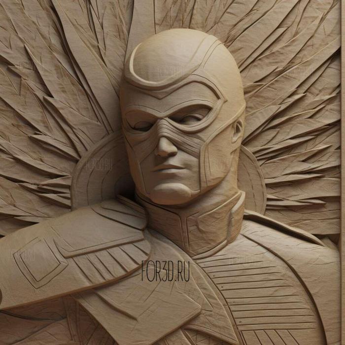 Captain America The Winter Soldier 3 stl model for CNC